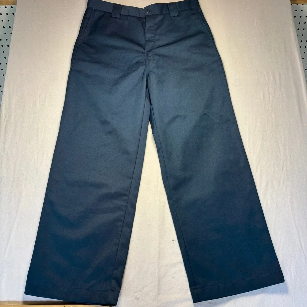 Carhartt WIP Brooker Pant Mens 34x28 Blue Straight Leg Twill Chino Workwear